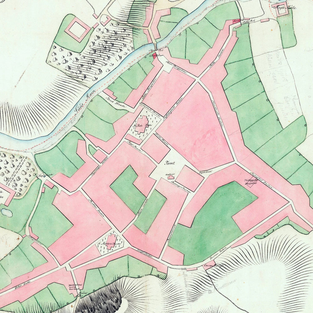 Næstved Konsumtionsgrænse 1860 - Bykort – billede 4