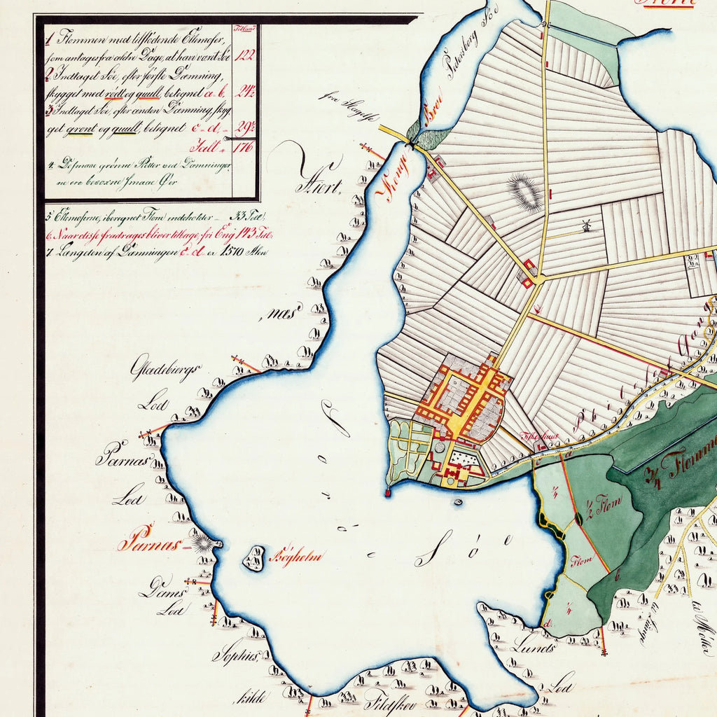 Sorø og Søer 1838 - Landskabskort – billede 4