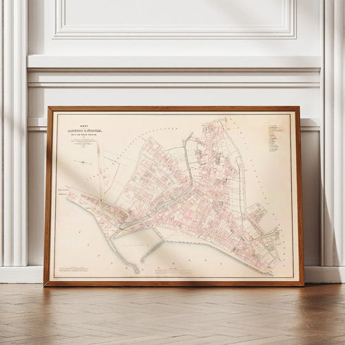 Aarhus Købstadskort 1920 - Bykort – billede 2
