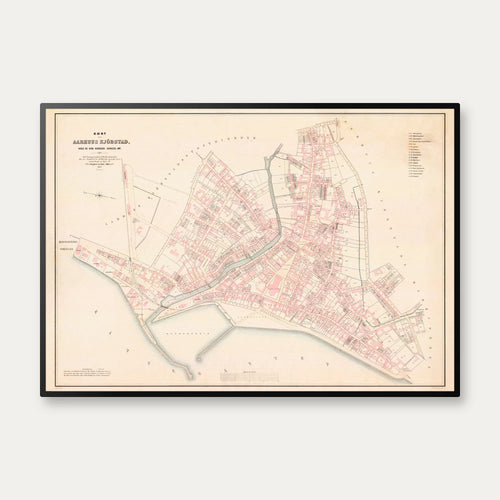 Aarhus Købstadskort 1920 - Bykort – billede 1