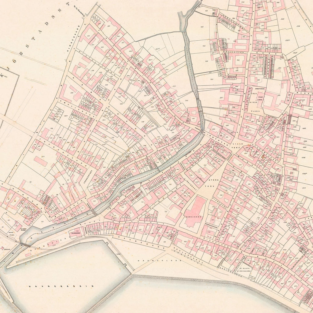 Aarhus Købstadskort 1920 - Bykort – billede 4