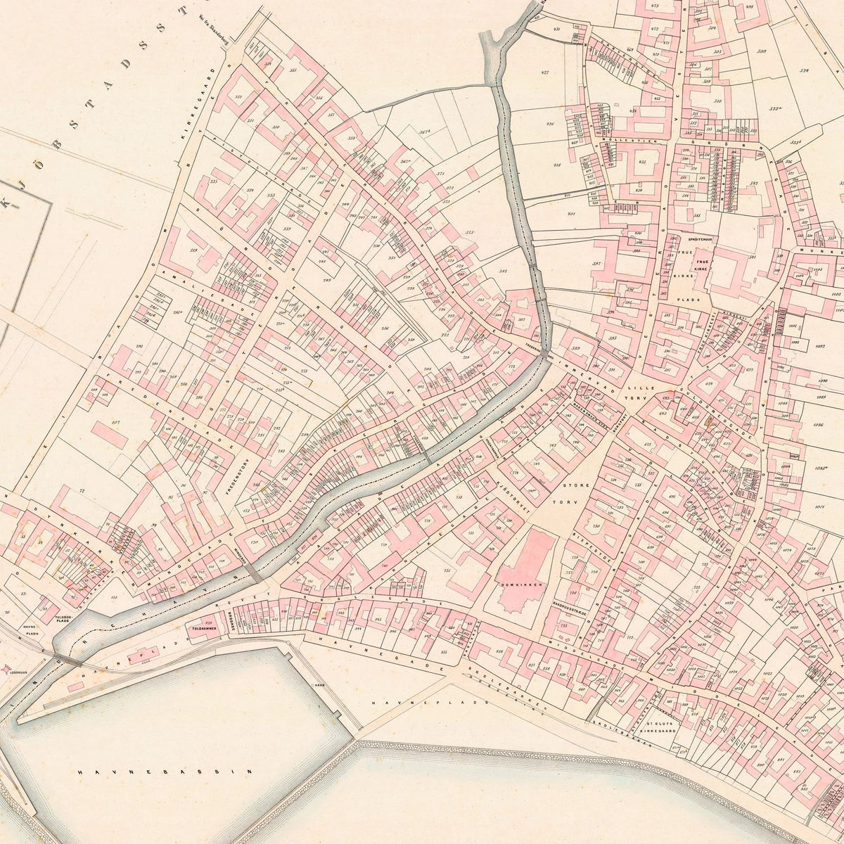 Aarhus Købstadskort 1920 - Bykort – billede 4