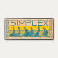 Simplex Bicycle 1897 - Reklameplakat - 70×30 cm – billede 1
