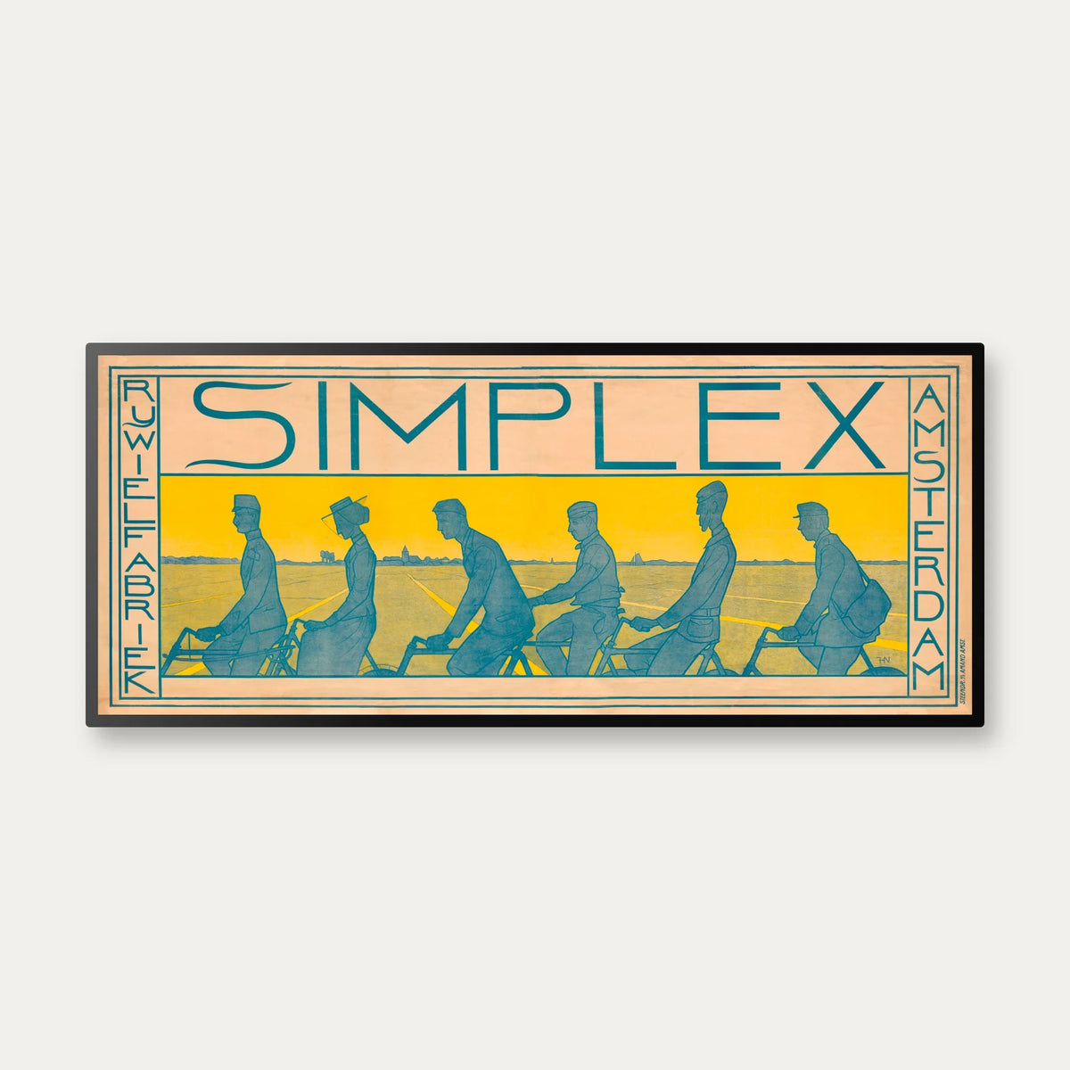 Simplex Bicycle 1897 - Reklameplakat - 70×30 cm – billede 1