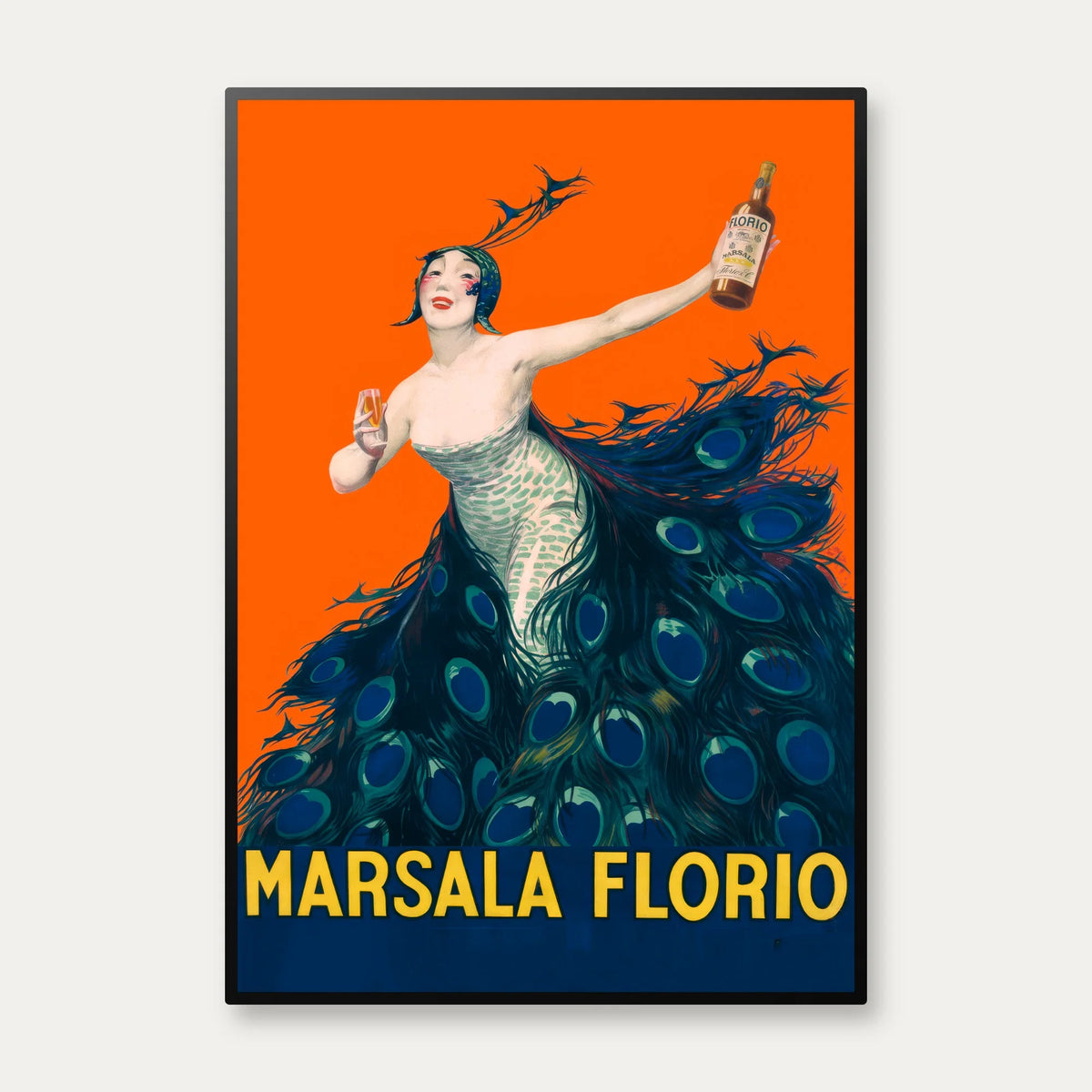 Marsala Florio 1922 - Reklameplakat – billede 1