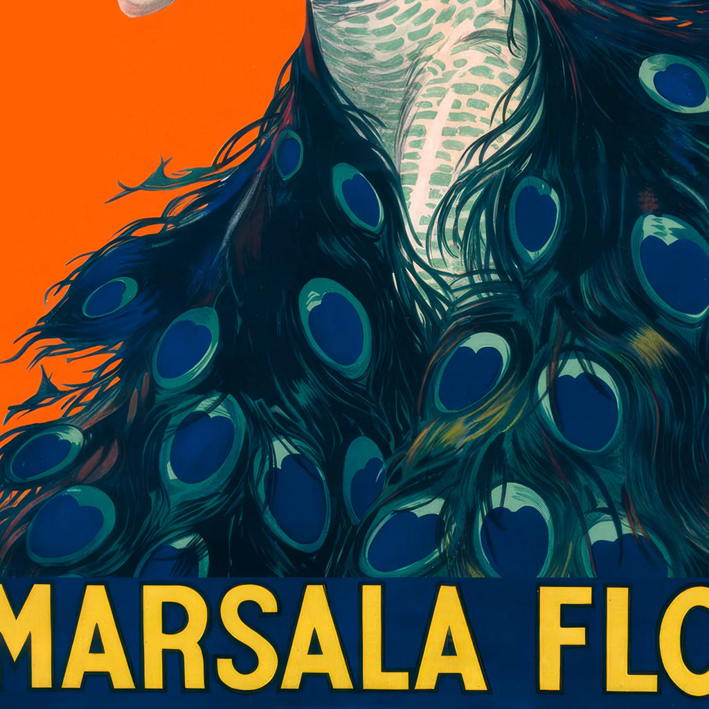 Marsala Florio 1922 - Reklameplakat – billede 4