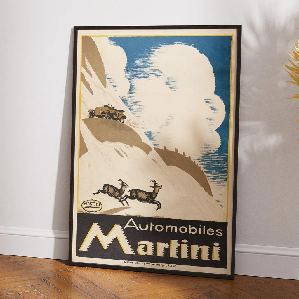 Automobiles Martini 1923 - Bilplakat – billede 2