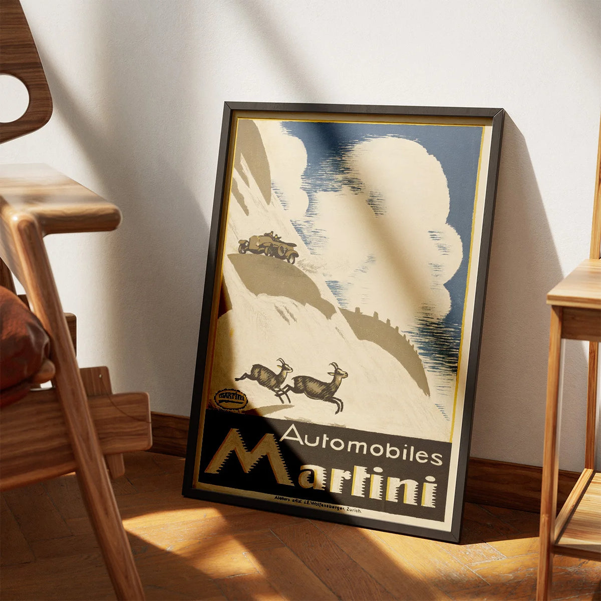 Automobiles Martini 1923 - Bilplakat – billede 3