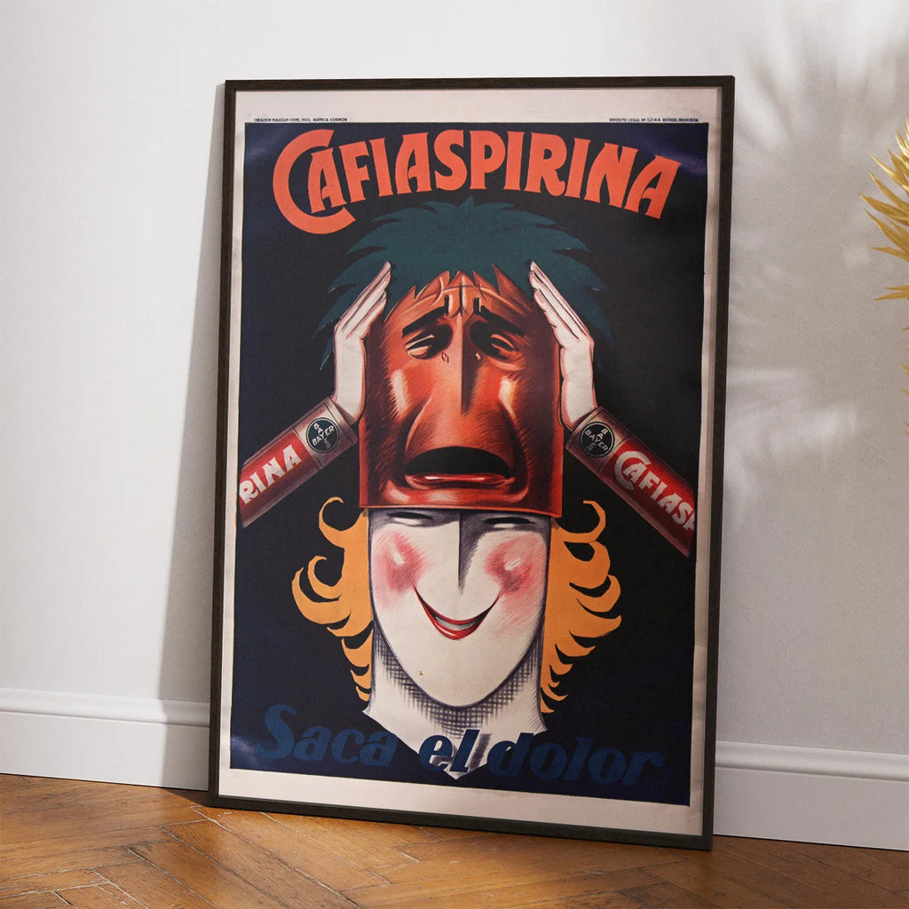 Cafiaspirina 1930 - Reklameplakat – billede 2