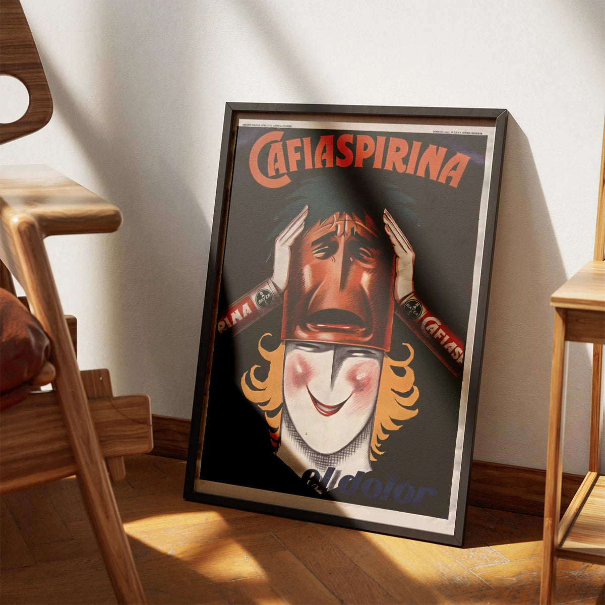 Cafiaspirina 1930 - Reklameplakat – billede 3