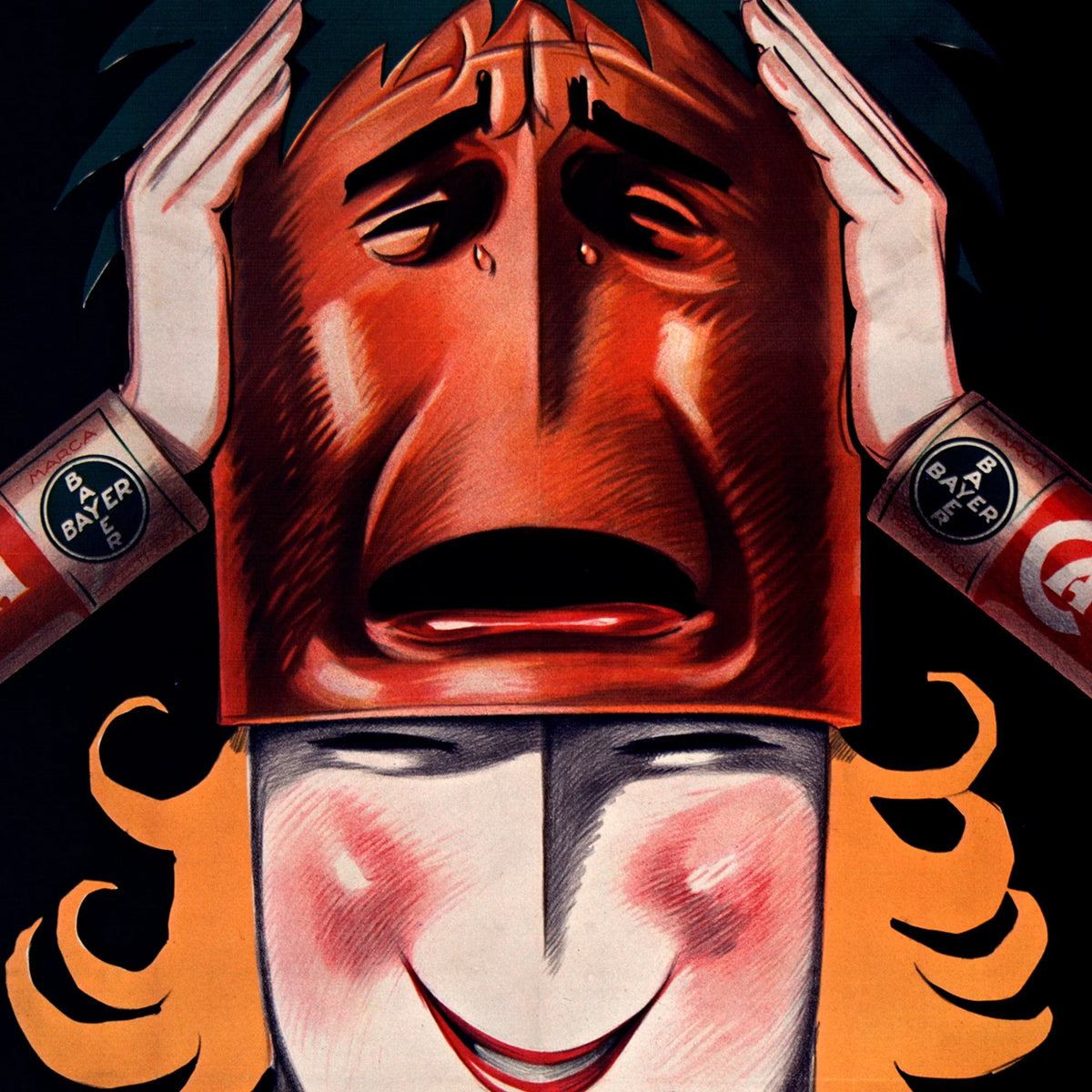 Cafiaspirina 1930 - Reklameplakat – billede 4
