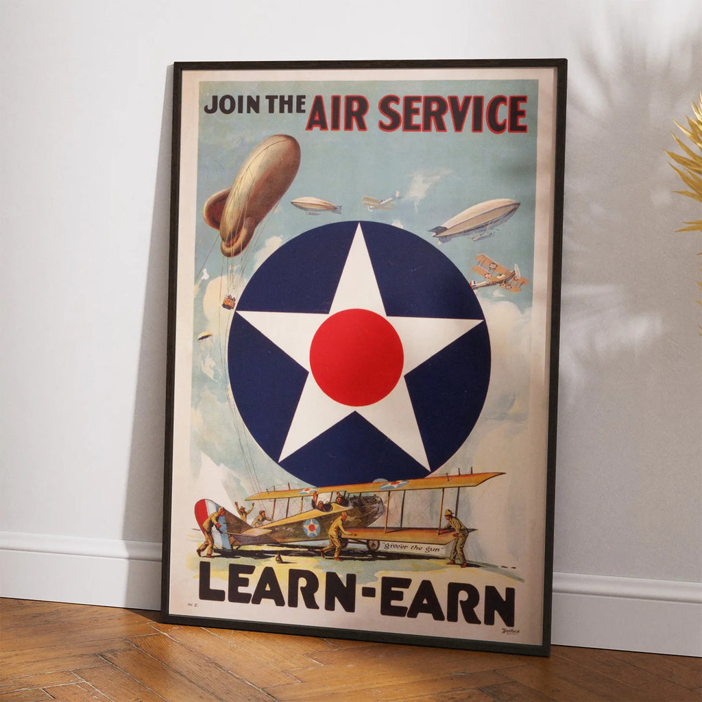 Join the Air Service 1917 - Militærplakat – billede 2