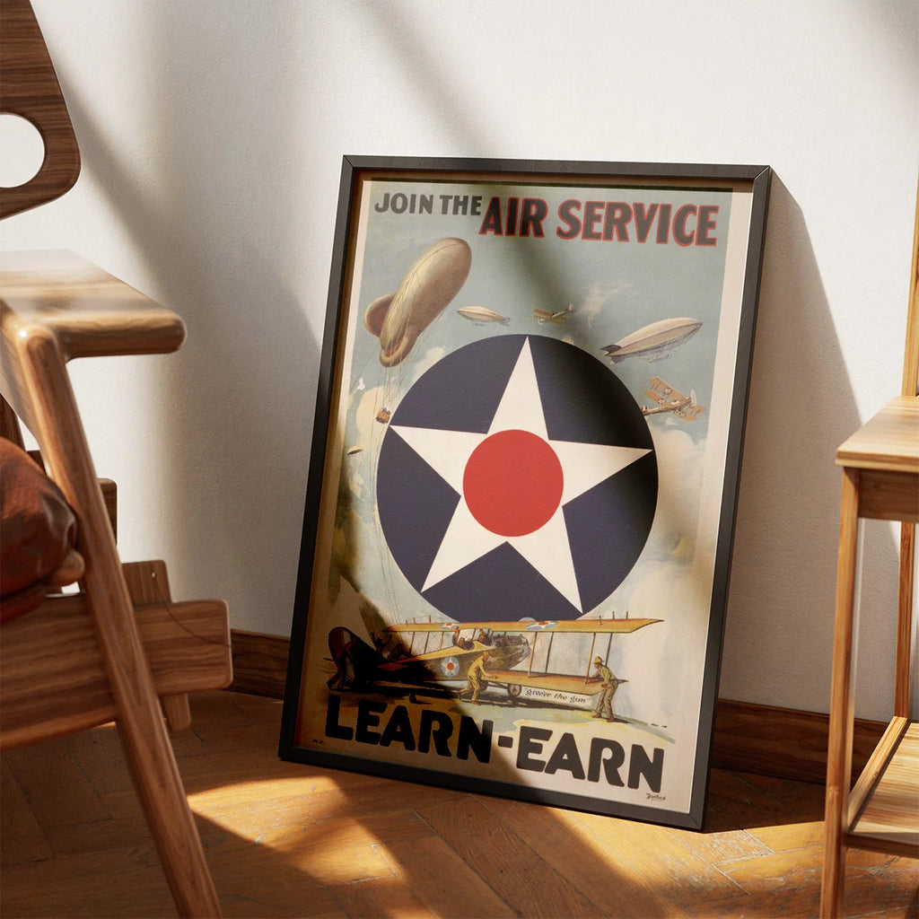 Join the Air Service 1917 - Militærplakat – billede 3