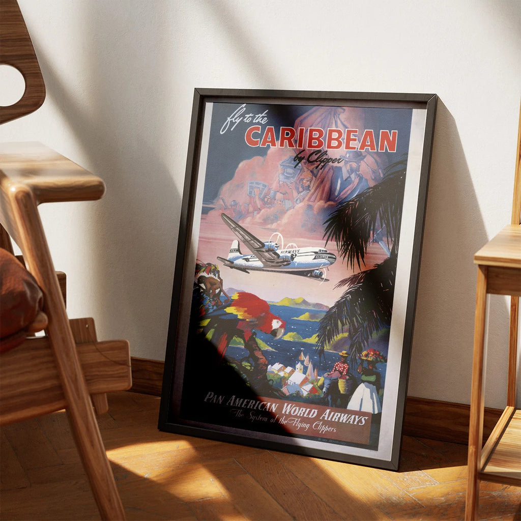 Fly to the Caribbean 1935 - Rejseplakat – billede 3