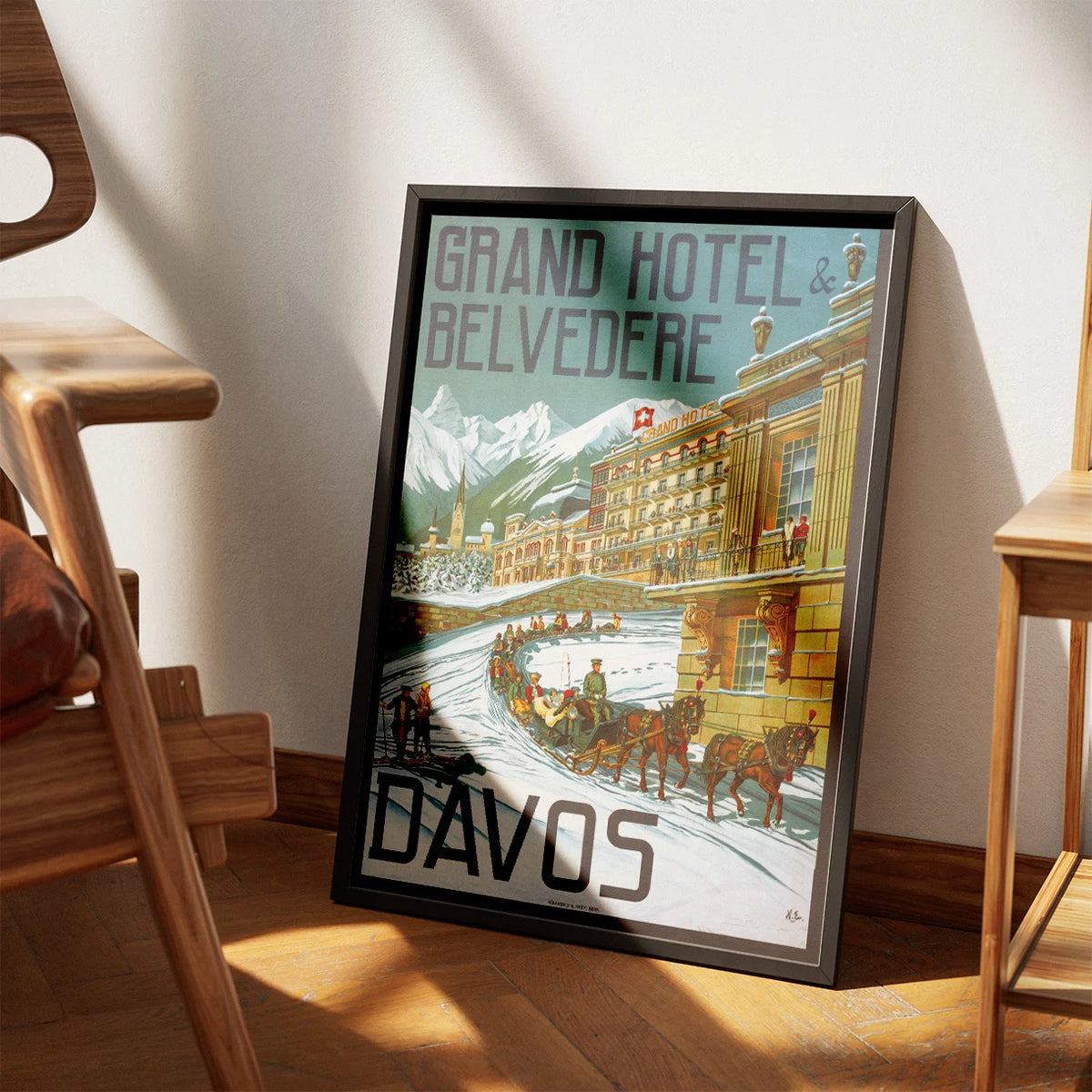 Grand Hotel Davos 1905 - Rejseplakat – billede 3
