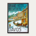 Grand Hotel Davos 1905 - Rejseplakat – billede 1