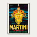 Martini Vermouth 1950 - Reklameplakat – billede 1