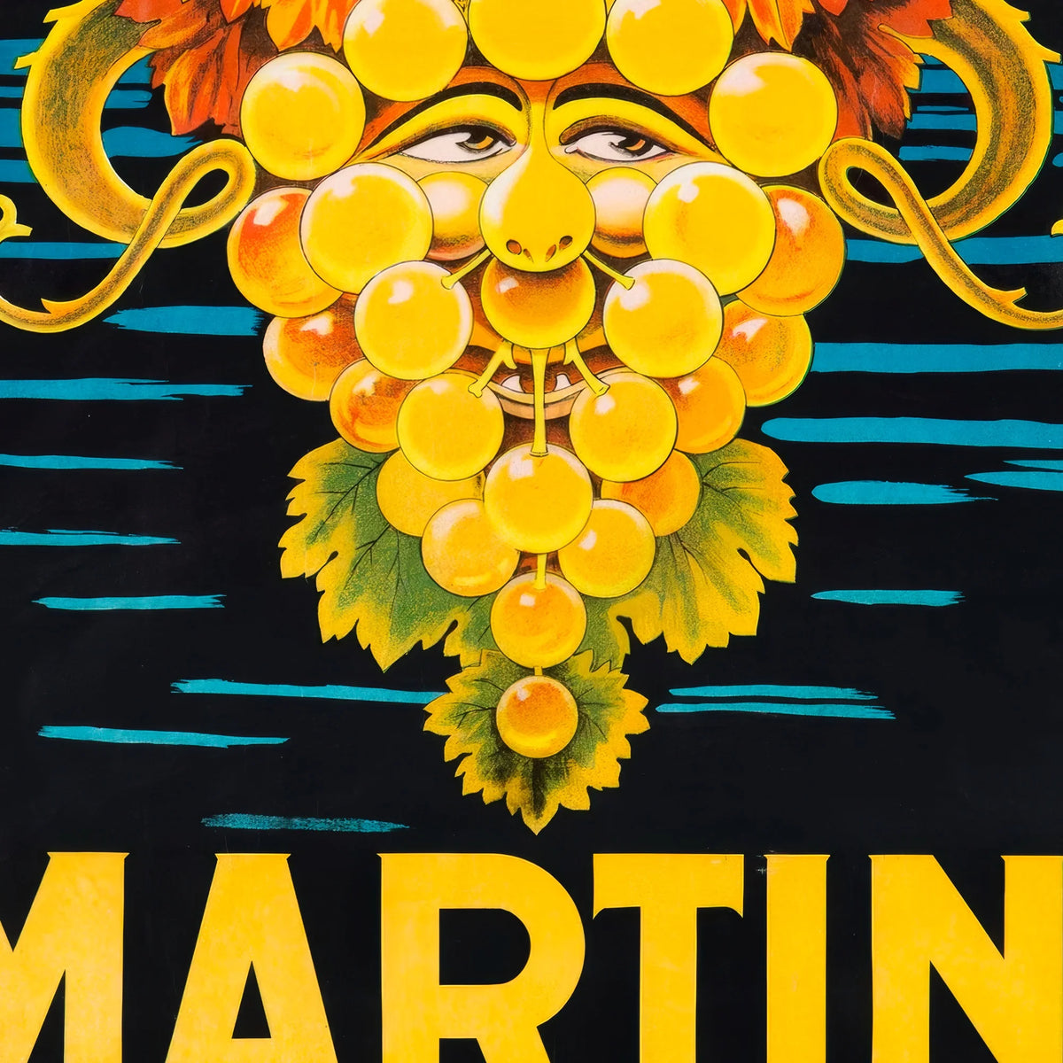 Martini Vermouth 1950 - Reklameplakat – billede 4