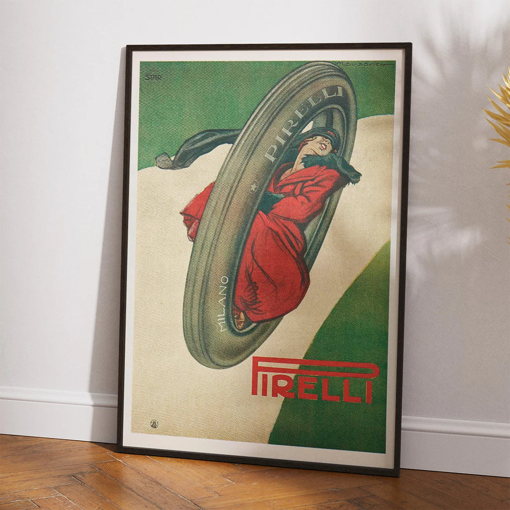 Pirelli Milano 1921 - Reklameplakat – billede 2
