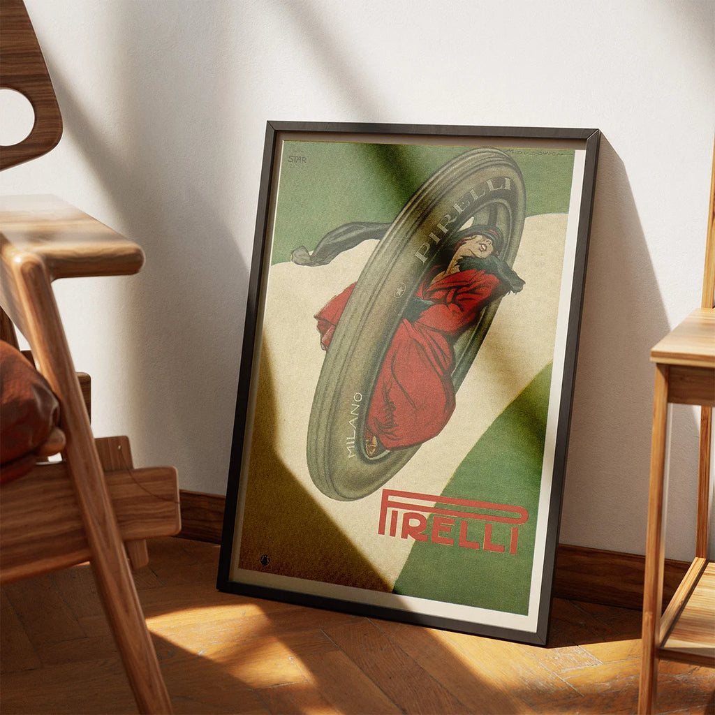 Pirelli Milano 1921 - Reklameplakat – billede 3