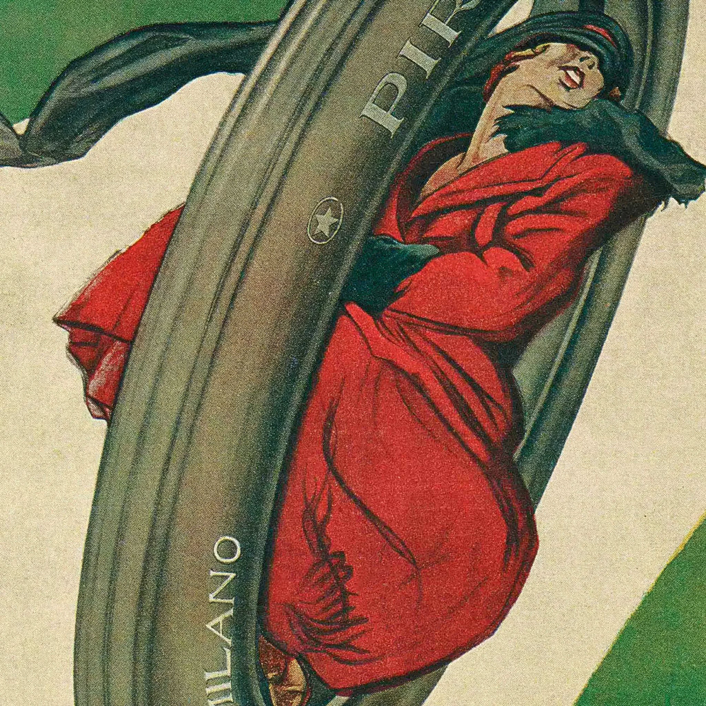 Pirelli Milano 1921 - Reklameplakat – billede 4