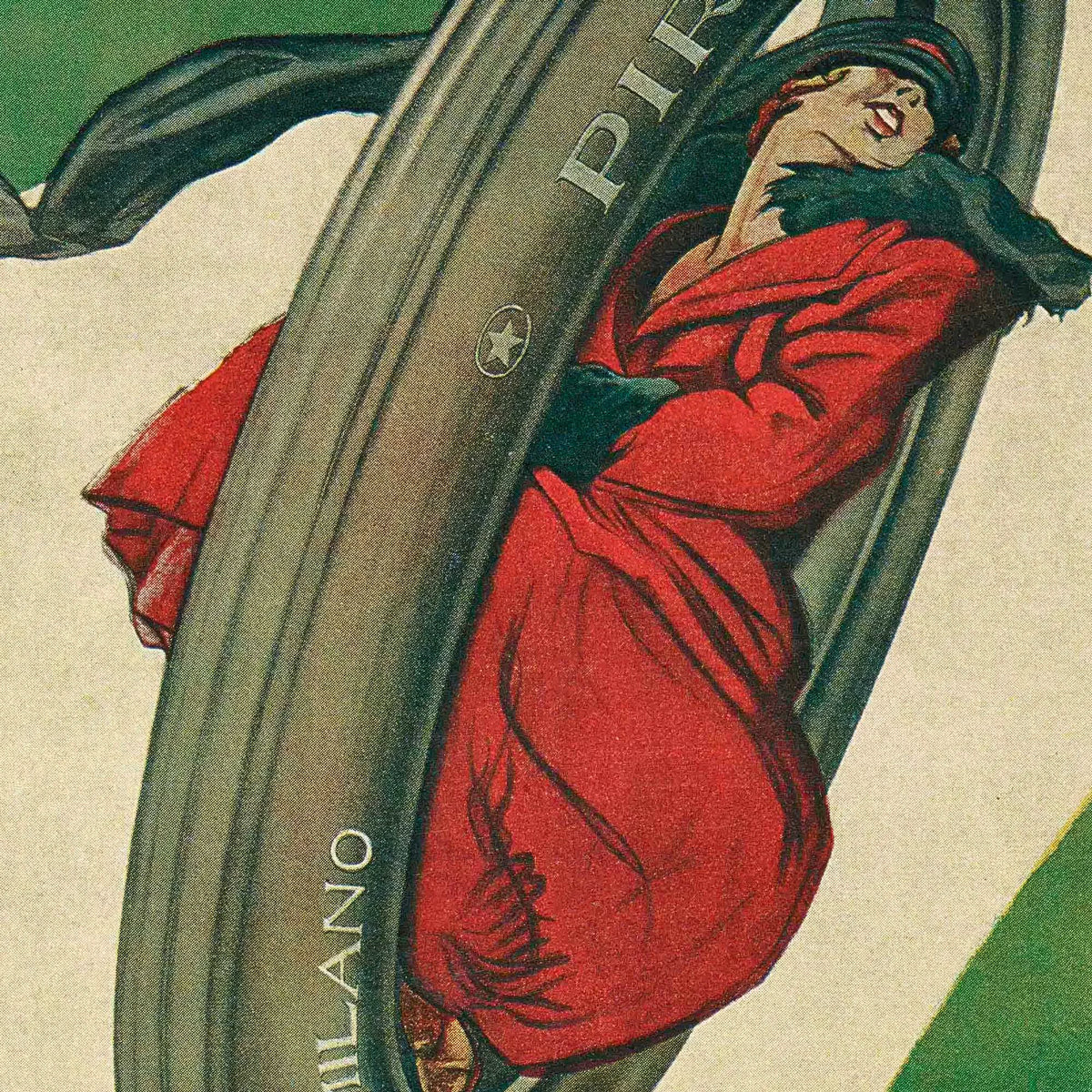 Pirelli Milano 1921 - Reklameplakat – billede 4