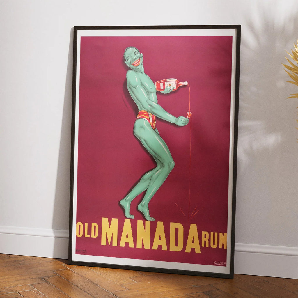 Manada Rum 1930 - Reklameplakat – billede 2