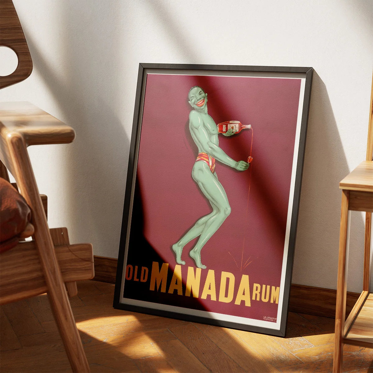 Manada Rum 1930 - Reklameplakat – billede 3
