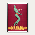 Manada Rum 1930 - Reklameplakat – billede 1
