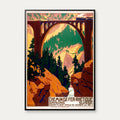 Chemin de fer Rhétique 1909 - Rejseplakat – billede 1