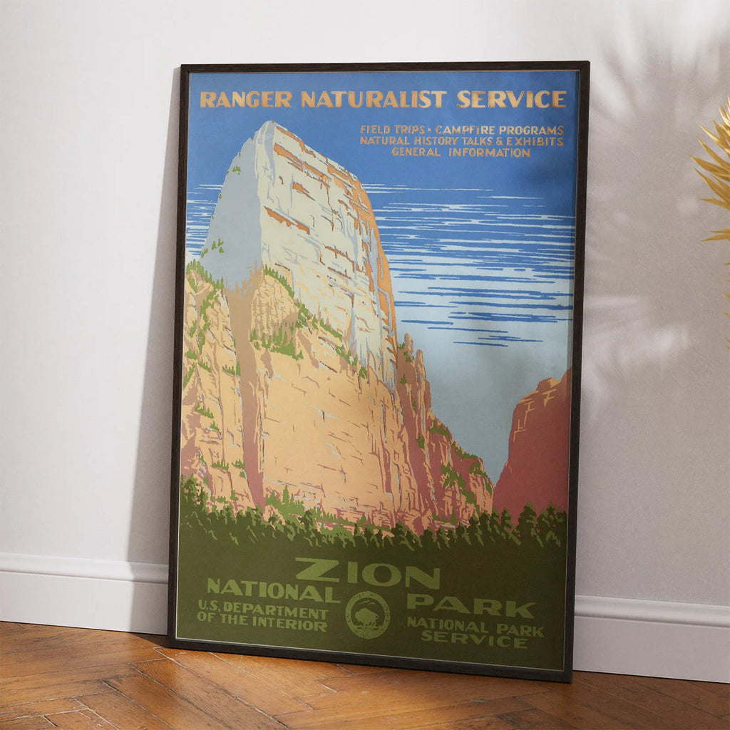 Zion National Park 1938 - Rejseplakat – billede 2