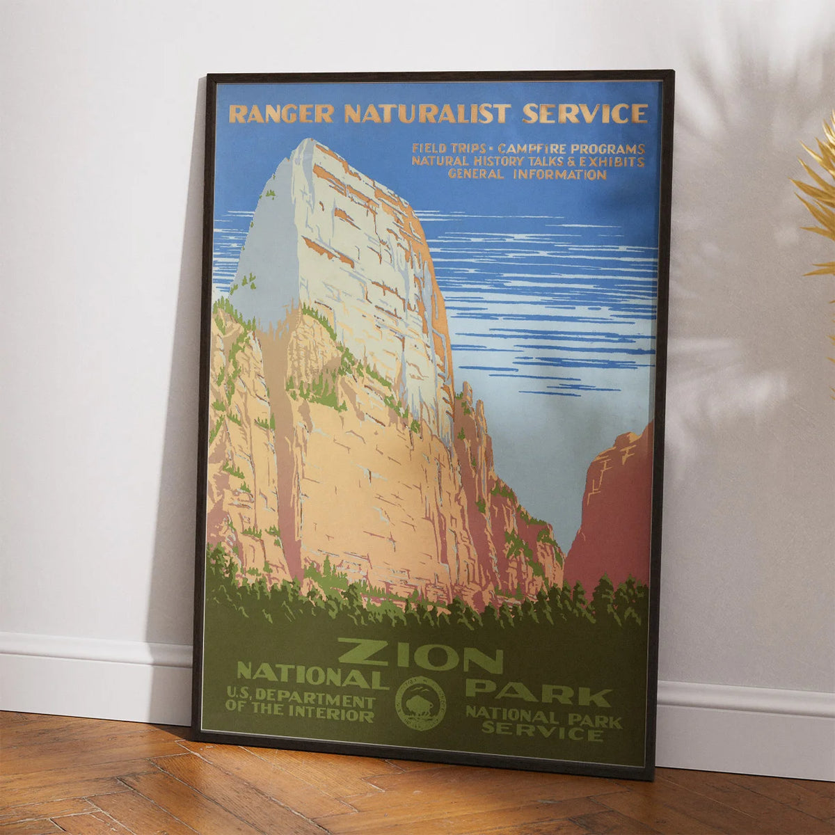 Zion National Park 1938 - Rejseplakat – billede 2
