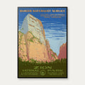 Zion National Park 1938 - Rejseplakat – billede 1