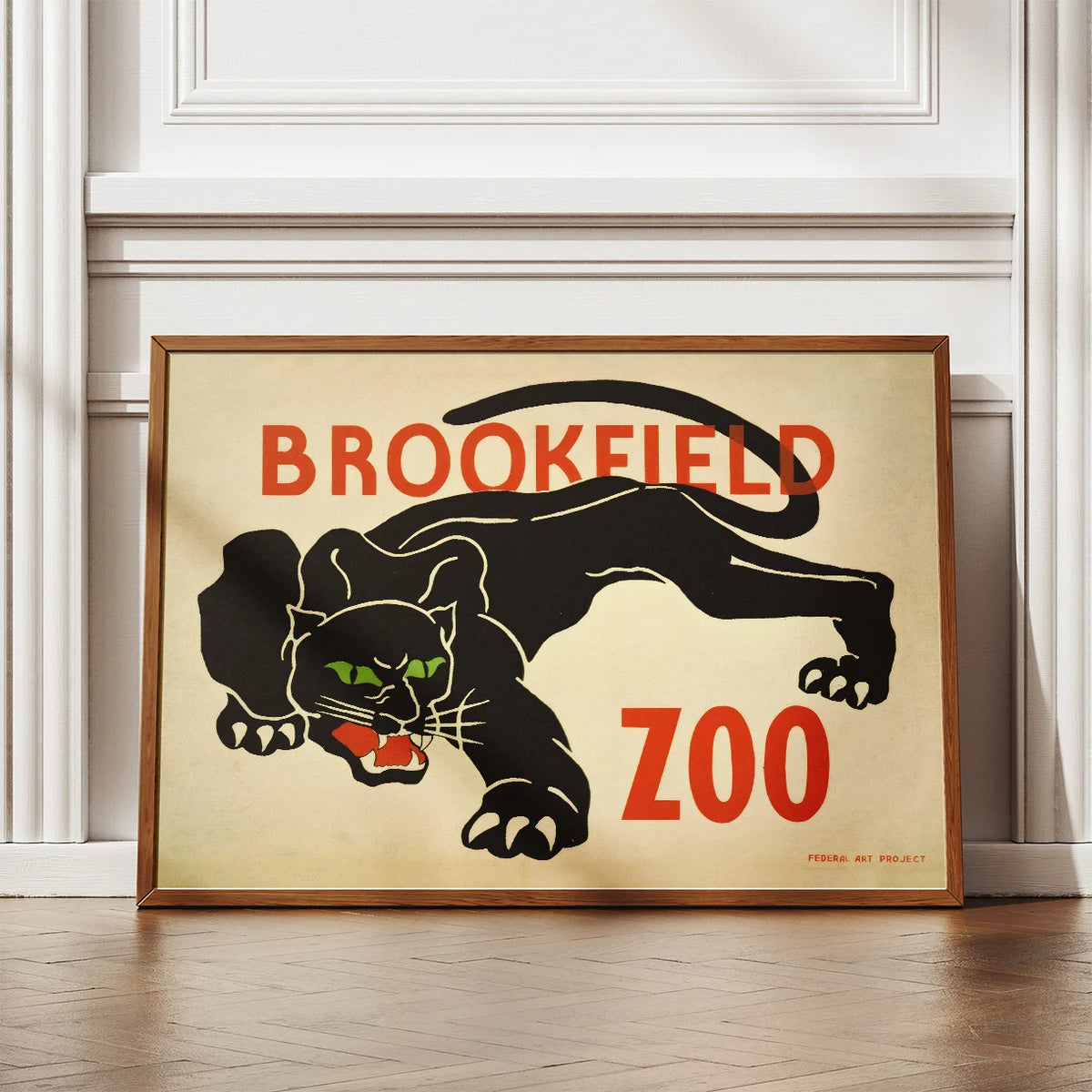 Brookfield Zoo 1936 - Dyreplakat – billede 2