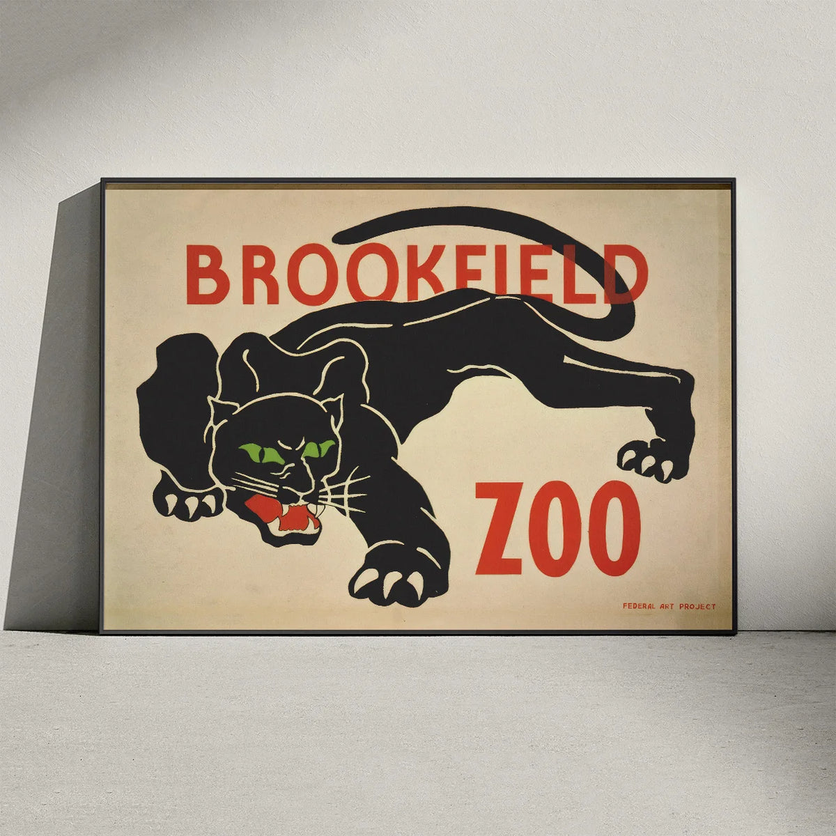 Brookfield Zoo 1936 - Dyreplakat – billede 3