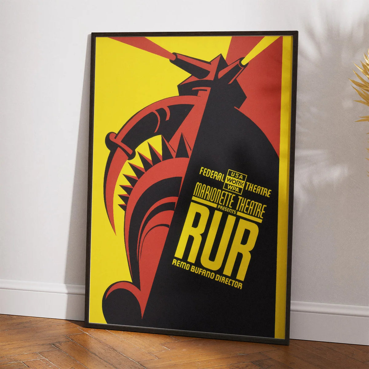 RUR Marionette Theatre 1936 - Teaterplakat – billede 2