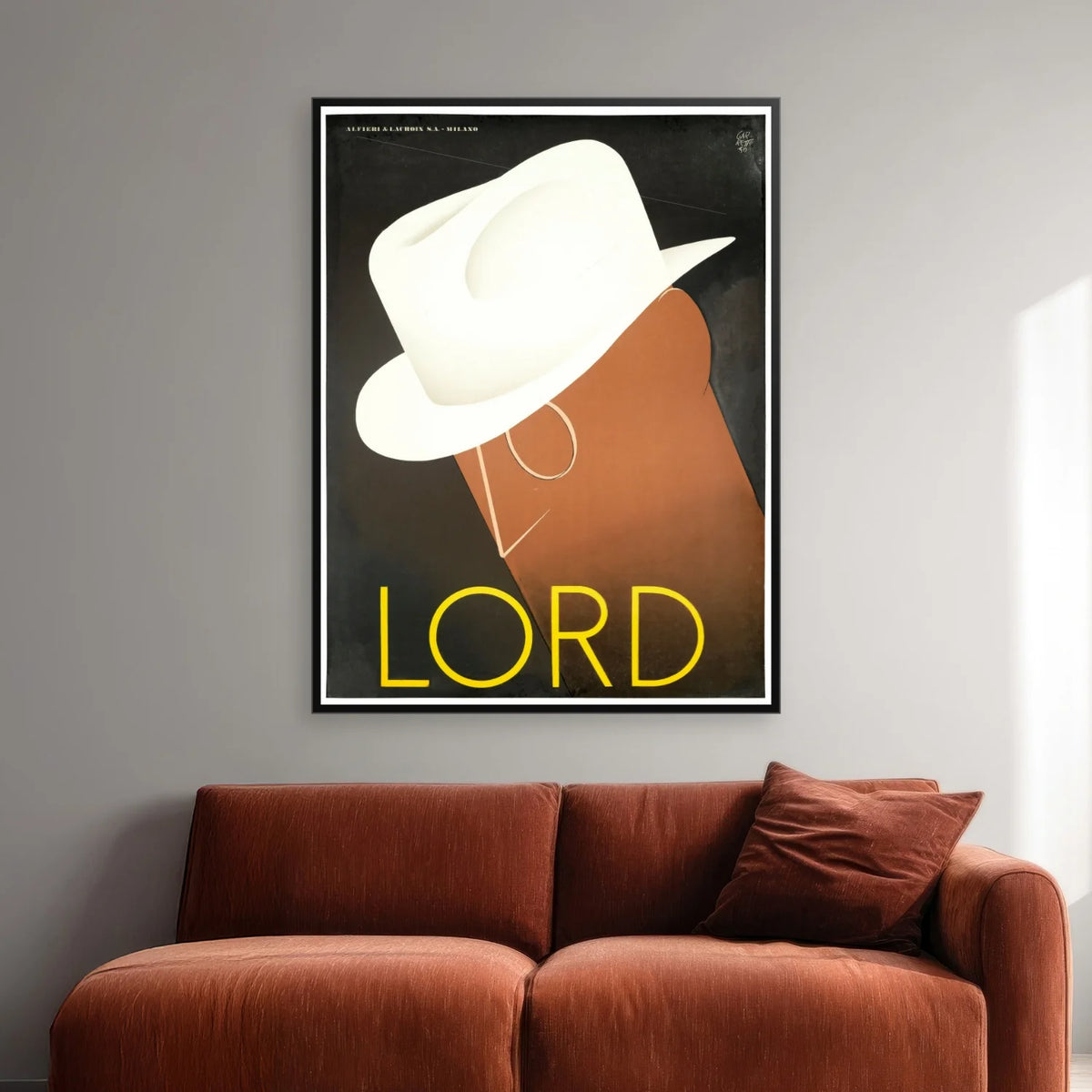 LORD Ad Poster 1900 - Reklameplakat - 61×80 cm – billede 2