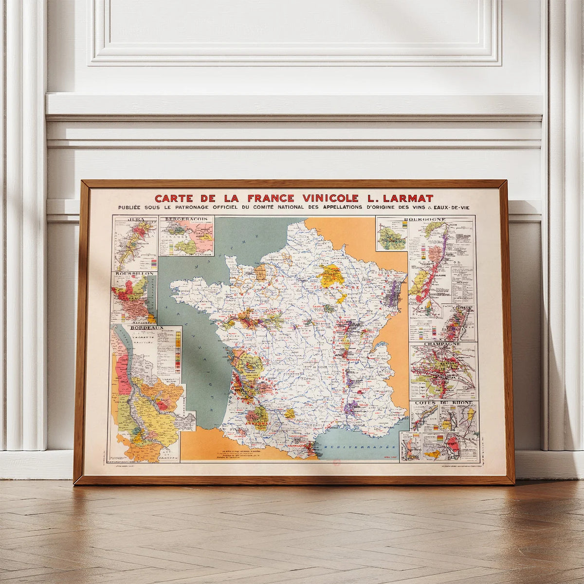 France Vinicole 1945 - Vinkort – billede 2