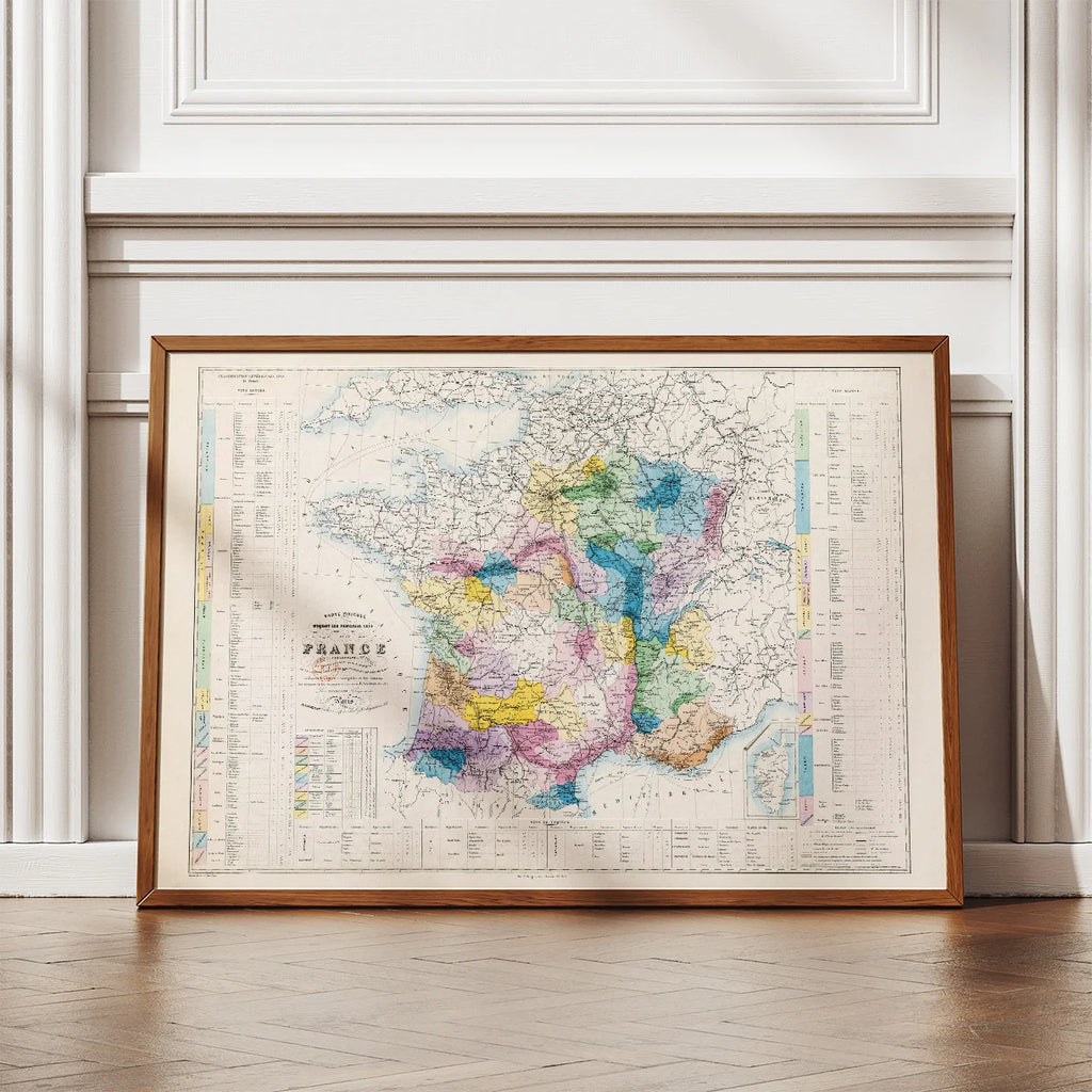 France Vinicole 1861 - Vinkort – billede 2