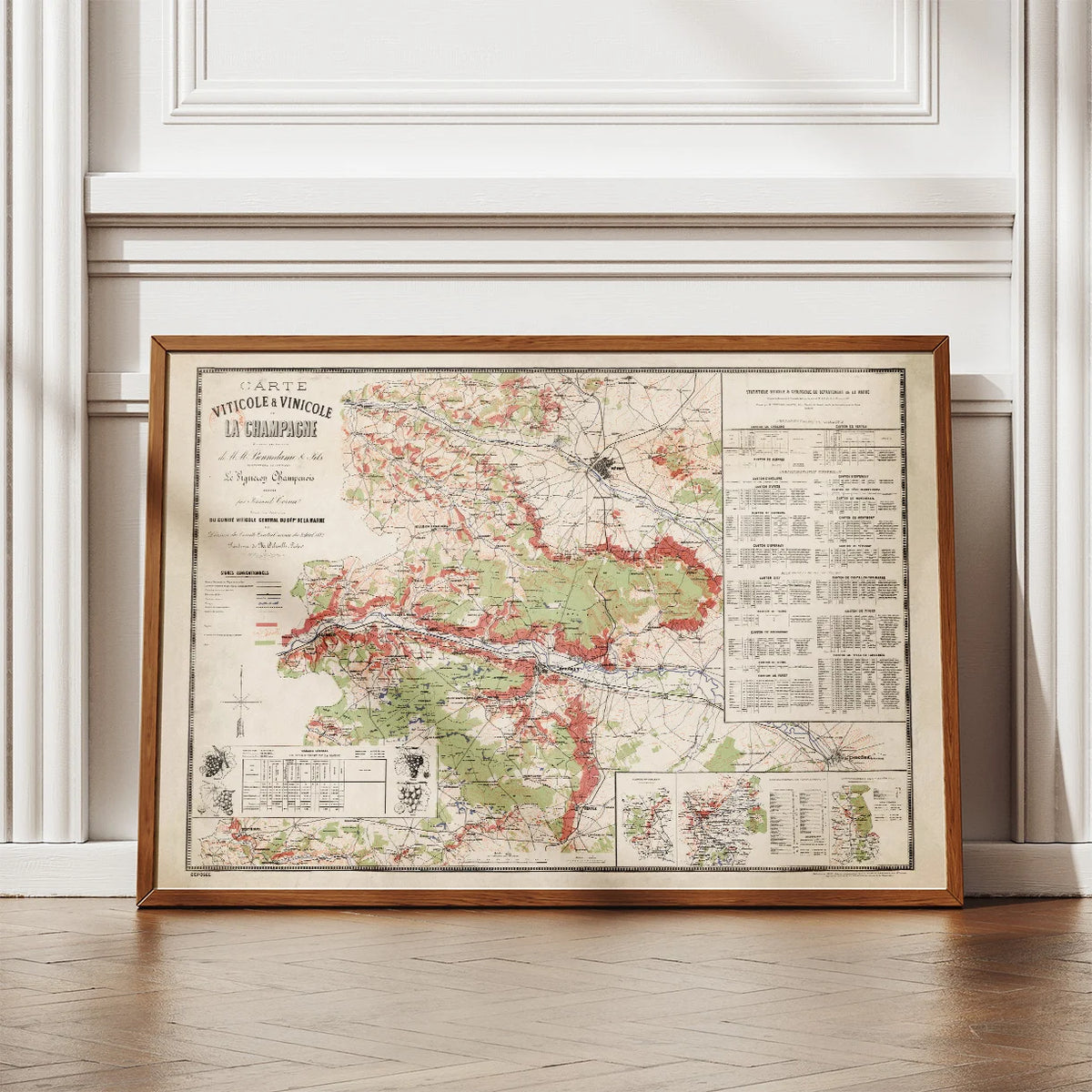 Champagne Vinicole 1884 - Vinkort – billede 2
