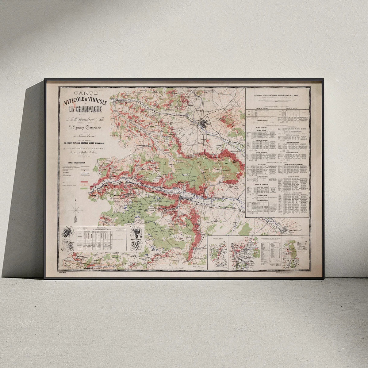 Champagne Vinicole 1884 - Vinkort – billede 3