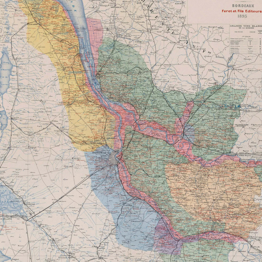 Gironde Vinicole 1893 - Vinkort – billede 4