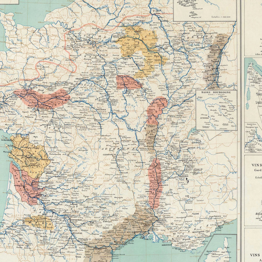 France Vinicole 1924 - Vinkort – billede 4
