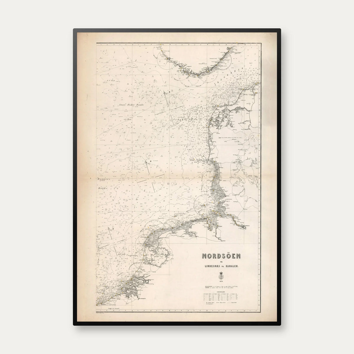 Nordsøen 1882 - Lindesnæs til Kanalen – billede 1