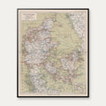 Meyer's Danmark 1893 - 64×80 cm – billede 1