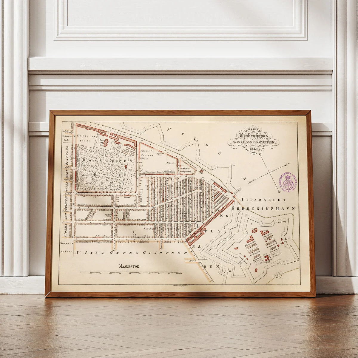St. Annæ Vester Kvarter 1841 - København – billede 2