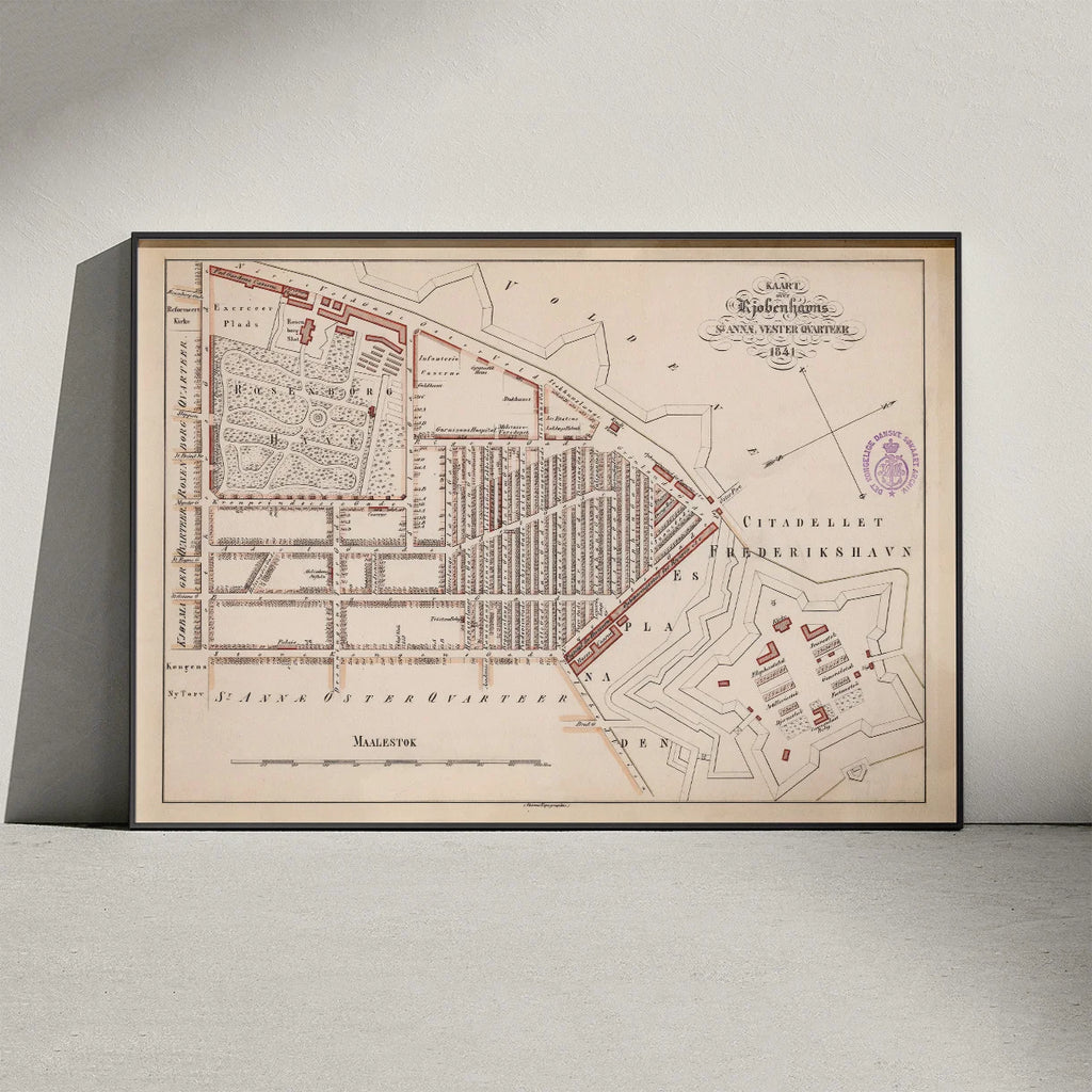 St. Annæ Vester Kvarter 1841 - København – billede 3