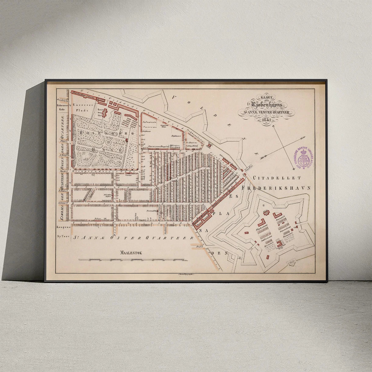 St. Annæ Vester Kvarter 1841 - København – billede 3
