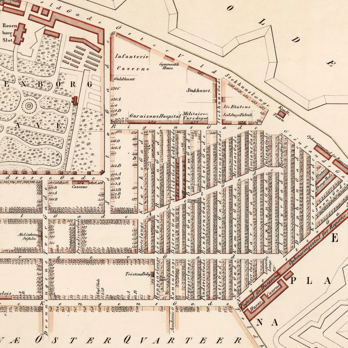 St. Annæ Vester Kvarter 1841 - København – billede 4