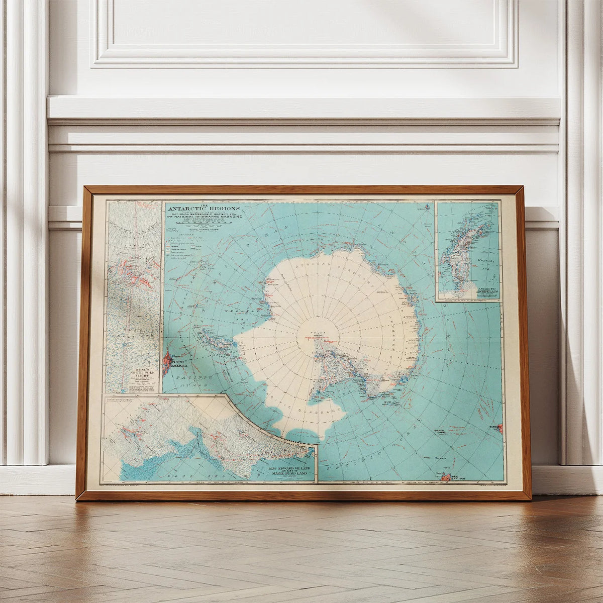 Antarctic Regions 1932 - Polarkort – billede 2